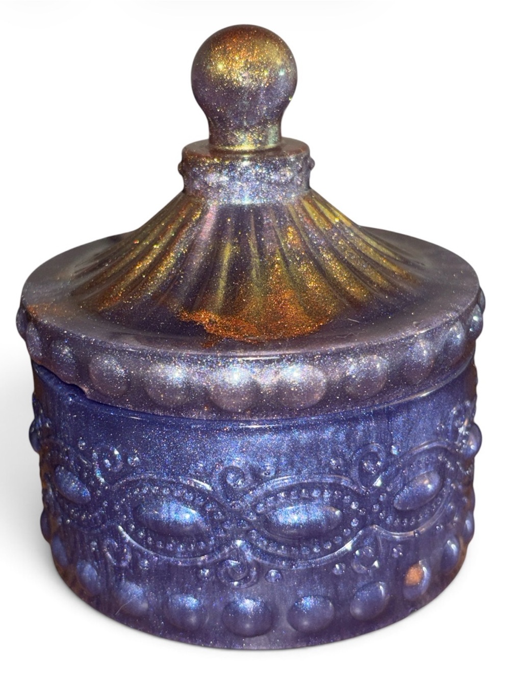 JAI’S DESIGNS Handcrafted Doodad Pots with lid- Set of 3 - Picture 9 of 14